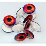 Clear Cure Dumbbell Eye - Lava 8MM 5/16 - Fly Tying