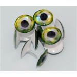 Clear Cure Dumbbell Eye - Angel 10MM 13/32 - Fly Tying