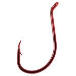 Gamakatsu Octopus Hooks, Size 8, Red