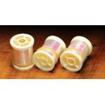 Hareline Pearlescent Flat Tinsel Medium Spool - Pearl