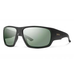 Smith Optics Dragstrip Sunglasses - MATTE BLACK/POLAR GRAY GREEN CHROMAPOP