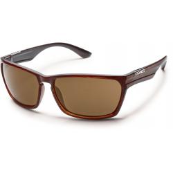 Suncloud Cutout Sunglass Polarized Polycarbonate / Burnished Brown/Brown Frame