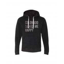 Republic Colorado Makes Me Happy Hoodie Sweatshirt - Large