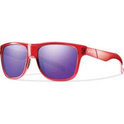Smith Optics Lowdown XL Sunglasses - Crystal Red/Purple Sol-X