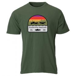 Scientific Anglers Olive Truck/Drift Boat T-Shirt - Large