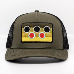Nate Karnes Brown Trout Patch Hat Olive