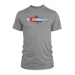 Rep Your Water Colorado Cutthroat Shirt - Extra Large - Storm Grey