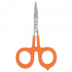 Dr. Slick Crossfire Scissor Clamp 5" Orange Textured Rubber Loops Straight