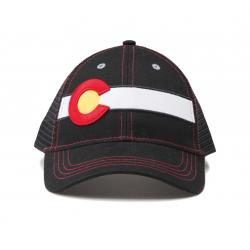 Republic Colorado Classic Single Stripe Hat Black