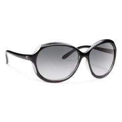 Forecast Optics Dori Womens Sunglasses - Black Crystal/Gray Gradient