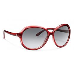 Forecast Optics Dori Womens Sunglasses - Red Crystal/Gray Gradient