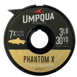 Umpqua Phantom X Fluorocarbon Fly Fishing Tippet 30YDS 0X