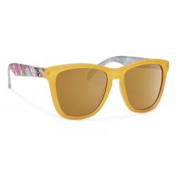 Forecast Jan Sunglasses - Matte Yellow/Bronze Mirror Polycarbonate