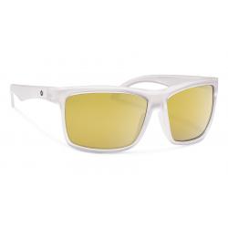 Forecast Ajay Sunglasses - Matte Crystal/Gold Mirror Polycarbonate