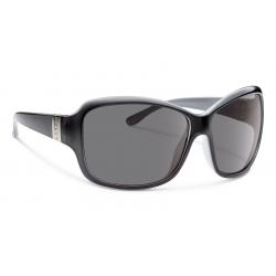 Forecast Valencia Sunglasses - Black Backpaint/Gray Polycarbonate