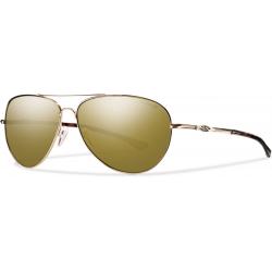 Smith Optics Audible Polarized Sunglasses ( Gold/Polar Bronze Mirror ChromaPop )