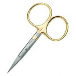 All Purpose Scissors 4" Gold Loops Straight - Fly Tying