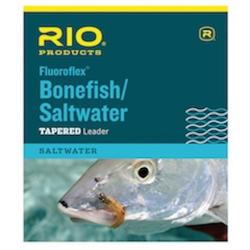 Rio Bonefish/Saltwater Fluorocarbon Leader 9 ft .009in 8lb - Fly Fishing