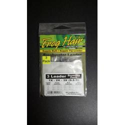 Frog Hair Tapered Leader Economy Pack 9.5' Supple/Supple Tip 1X-2X-3X