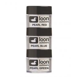Loon Outdoors Fly Tying Powders - Flash (Red, Blue and Green)
