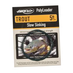 AirFlo Trout Polyleader | Clear Intermediate 10'