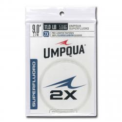 Umpqua Superfluoro 9ft 2x Pre-Looped Tapered Leader - Fly Fishing
