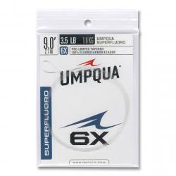 Umpqua Superfluoro 9ft 6x Pre-Looped Tapered Leader - Fly Fishing