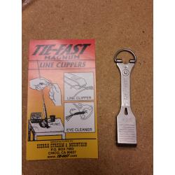Tie-Fast Line Clipper Magnum - Silver - Must Have For Your Vest
