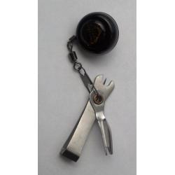 Combo Nail Knot / Nipper Silver - Pin On Zinger - Fly Fishing - Similar Tie Fast