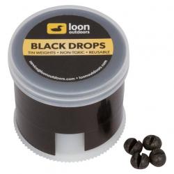 Loon Outdoors Black Drops Split Shot | Twist Pot - No.4