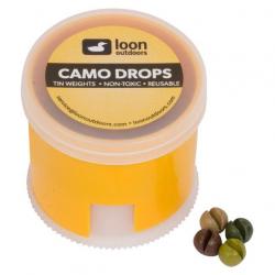 Loon Outdoors Camo Drops Split Shot | Twist Pot - No.6
