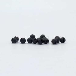 Firehole Stones Slotted Tungsten Beads 28 Piece Package - Black - 5/64" (2.0 mm)