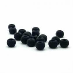 Firehole Stones Round Tungsten Beads 36 Piece Package - Black 1/8" (3.0 mm)
