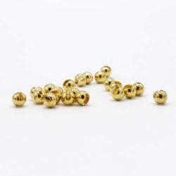 Firehole Stones Slotted Tungsten Beads 28 Piece Package - Gold - 1/8" (3.0 mm)