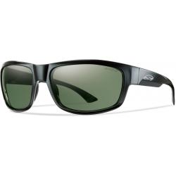 Smith Optics Dover Polarized Sunglasses ( BLACK/POLAR GRAY GREEN CHROMAPOP )
