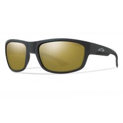 Smith Optics Dover Polarized Sunglasses ( MATTE BLACK/POLAR BRONZE MIRROR CHROMAPOP )