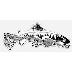 Nate Karnes The Remedy - Elements of Fly Fishing Decal