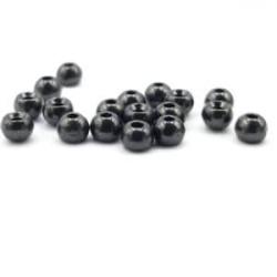 Firehole Stones Round Tungsten Beads 36 Piece Package - Black Nickel 5/32" (4.0 mm)
