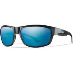 Smith Optics Dover Polarized Sunglasses ( BLACK/POLAR BLUE MIRROR )