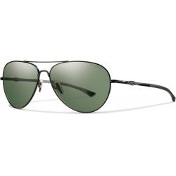 Smith Audible Polarized Sunglasses ( MATTE BLACK/POLAR GRAY GREEN CHROMAPOP )