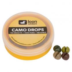 Loon Outdoors Camo Drops Split Shot | Refill Tub - No.AB