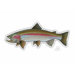 Casey Underwood Rainbow Trout Decal Sticker