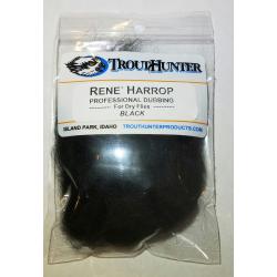 TroutHunter Rene Harrop Professional Dubbing for Dry Flies -  Black