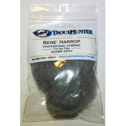 TroutHunter Rene Harrop Professional Dubbing for Dry Flies -  Adams Gray