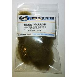 TroutHunter Rene Harrop Professional Dubbing for Dry Flies -  Brown Olive