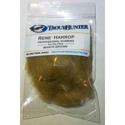 TroutHunter Rene Harrop Professional Dubbing for Dry Flies - March Brown