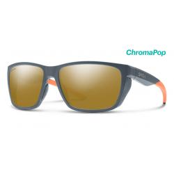 Smith Optics Longfin ChromaPop Polarized Sunglasses | Matte Thunder/Bonze Mirror