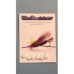 White Unibobber - Fly Tying Strike Indicator - 6 pack