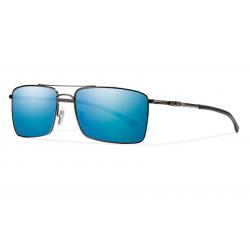 Smith Optics Outlier TI Sunglasses - DARK GRAY/POLAR BLUE MIRROR CHROMAPOP