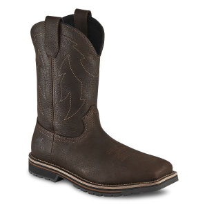 Men's 11-inch Leather Soft Toe Pull-On Boot 83979